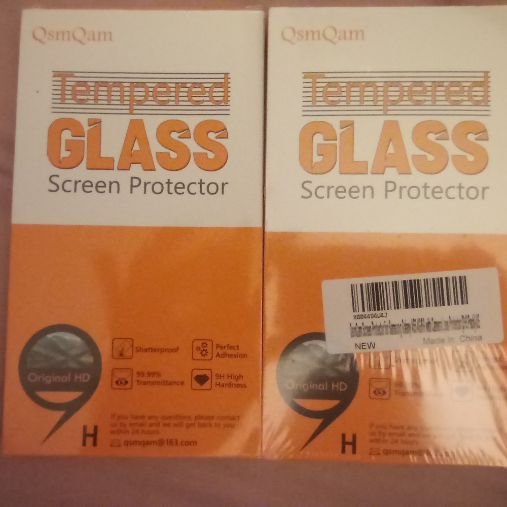 QsmQam Tempered Glass Screen Protector For Samsung Galaxy Phones